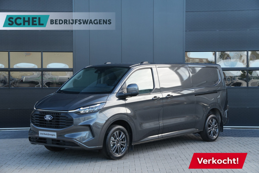 Ford Transit Custom 320 2.0 TDCI L2H1 Limited 170pk - 1+1 Stoel - 2x Schuif - ACC - Blind spot - Keyless - Stoel/Stuurverwarming - Navi - Rijklaar