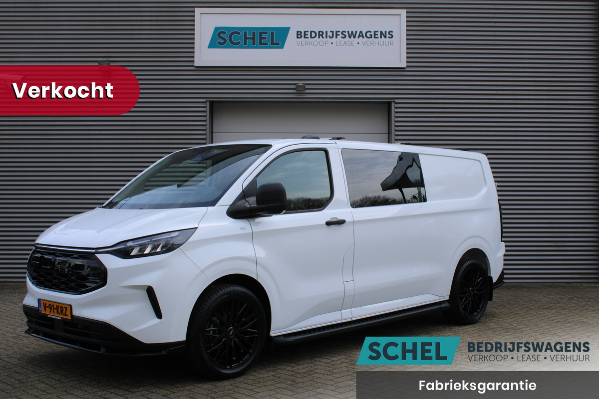 Ford Transit Custom 320 2.0 TDCI L2H1 Trend DC 136pk - Raptor Grill - Styling Pack - LM velgen - Betimmering - Camera - Trekhaak - Stoel/Stuurverwar