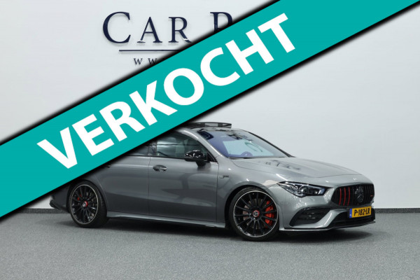 Mercedes-Benz CLA-Klasse AMG 35 4MATIC 360+PK MULTIBEAM/SFEER/VIRTUAL/PANO/HALF LEER+S.VERWARMING+MEMORY/360/ACC/12 MDN GARANTIE!