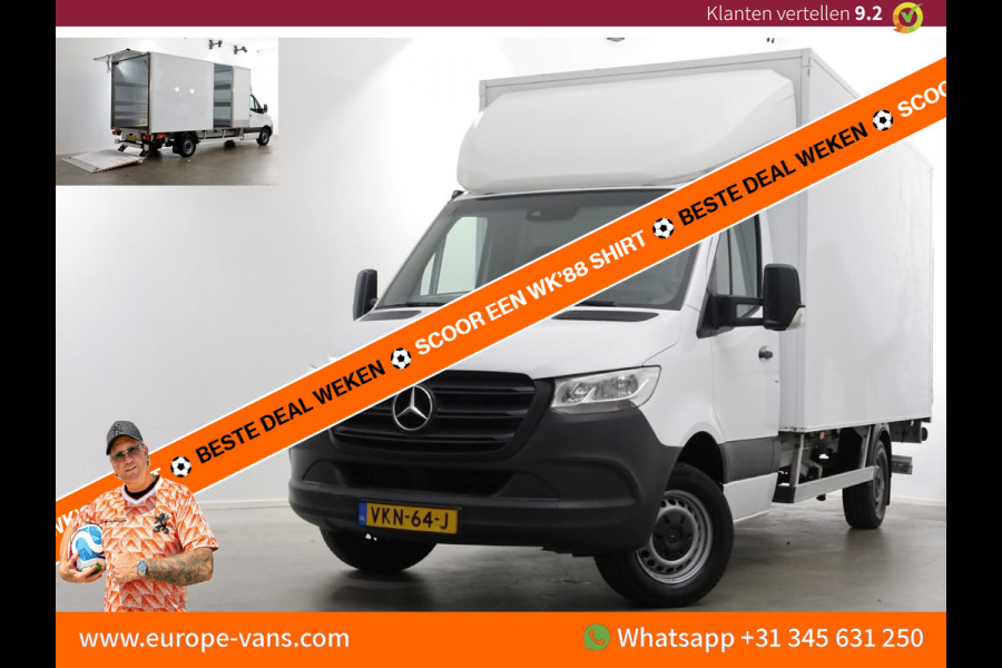 Mercedes-Benz Sprinter 314 CDI 143pk E6 Bakwagen met laadklep en zijdeur L440cm 1020kg laadverm. 06-2021