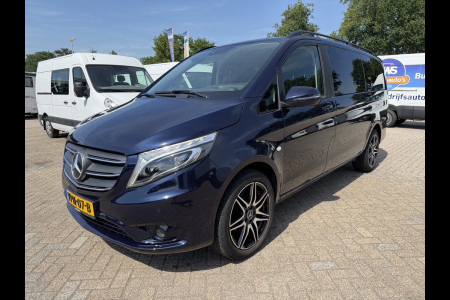 Mercedes-Benz Vito 114 CDI automaat L2H1 DC 5 persoons / euro 6 / bpm vrij / vaste prijs rijklaar € 28.950 ex btw / lease vanaf € 473 / leer / camera / cruise en climate control / navigatie / trekhaak !