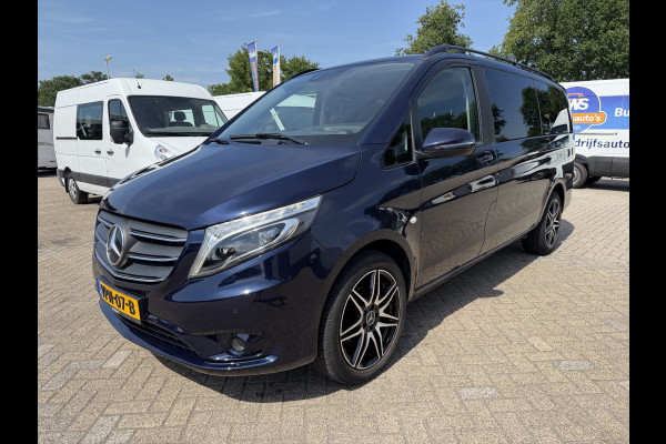 Mercedes-Benz Vito 114 CDI automaat L2H1 DC 5 persoons / euro 6 / bpm vrij / vaste prijs rijklaar € 28.950 ex btw / lease vanaf € 473 / leer / camera / cruise en climate control / navigatie / trekhaak !