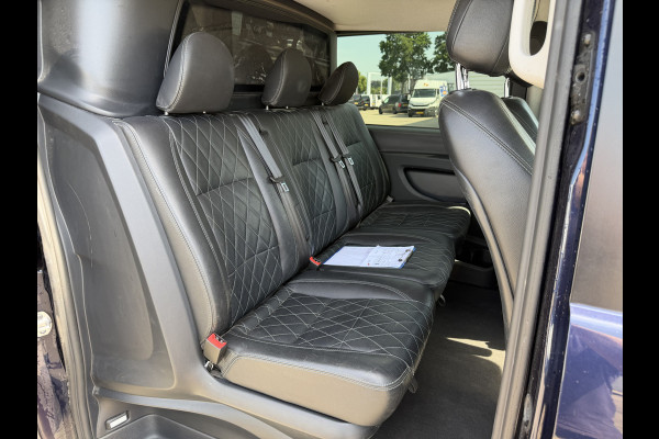 Mercedes-Benz Vito 114 CDI automaat L2H1 DC 5 persoons / euro 6 / bpm vrij / vaste prijs rijklaar € 28.950 ex btw / lease vanaf € 473 / leer / camera / cruise en climate control / navigatie / trekhaak !