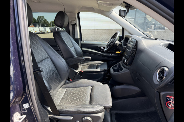 Mercedes-Benz Vito 114 CDI automaat L2H1 DC 5 persoons / euro 6 / bpm vrij / vaste prijs rijklaar € 28.950 ex btw / lease vanaf € 473 / leer / camera / cruise en climate control / navigatie / trekhaak !