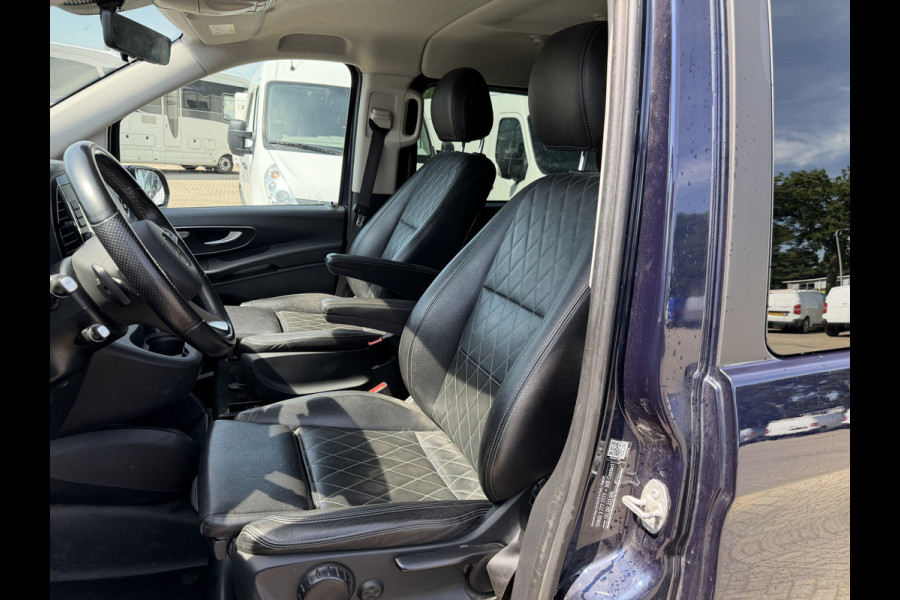 Mercedes-Benz Vito 114 CDI automaat L2H1 DC 5 persoons / euro 6 / bpm vrij / vaste prijs rijklaar € 28.950 ex btw / lease vanaf € 473 / leer / camera / cruise en climate control / navigatie / trekhaak !