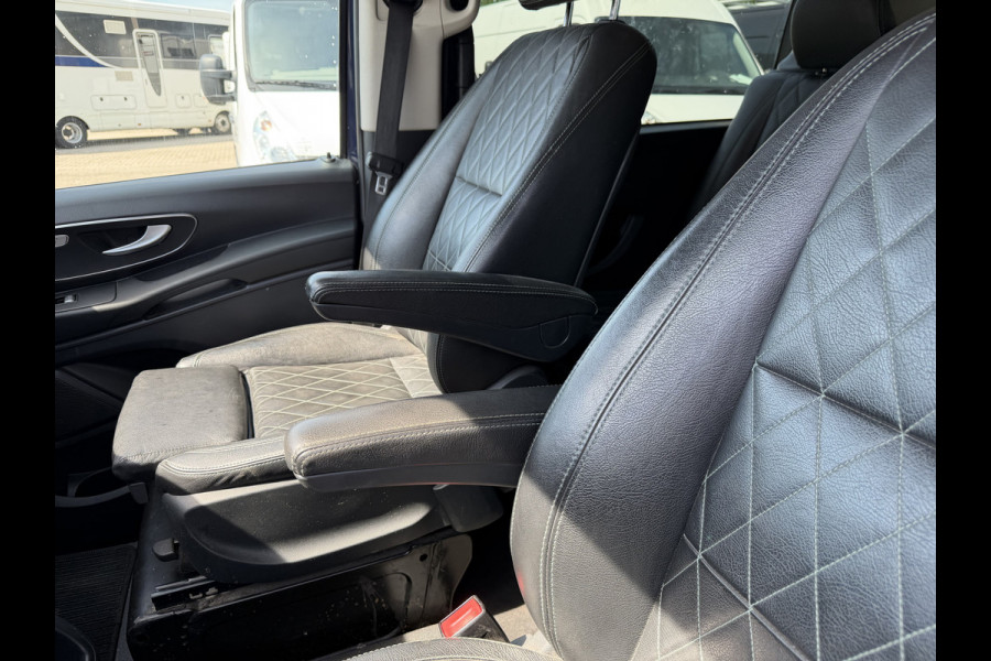 Mercedes-Benz Vito 114 CDI automaat L2H1 DC 5 persoons / euro 6 / bpm vrij / vaste prijs rijklaar € 28.950 ex btw / lease vanaf € 473 / leer / camera / cruise en climate control / navigatie / trekhaak !