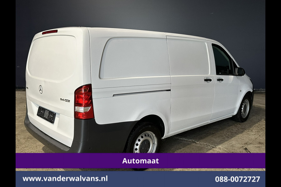Mercedes-Benz Vito 114 CDI 136pk Automaat L2H1 Euro6 Airco | Camera | Navigatie | Cruisecontrol Achterklep, Parkeersensoren, Bijrijdersbank