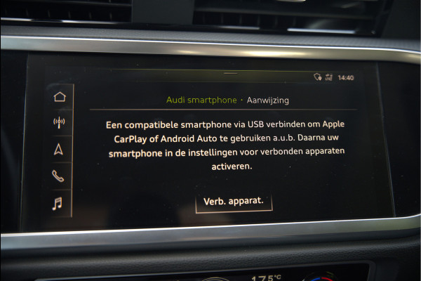 Audi Q3 35 TFSI S Line Pro Line S S-Line | Panoramadak | Stoelverwarming | Camera | Cruise Control | Apple Carplay | Dodehoekdetectie | Navigatie | Parkeersensoren |