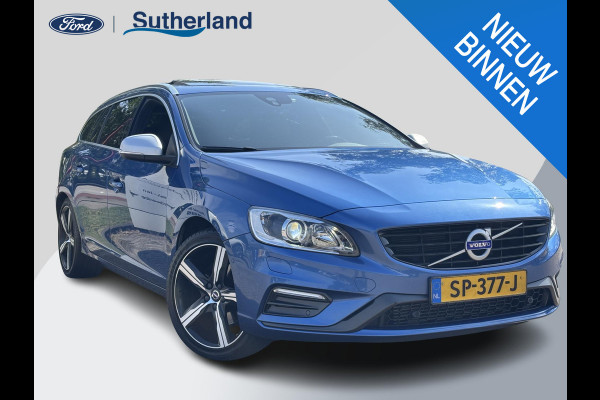 Volvo V60 2.0 T4 Business Sport 190pk Automaat | Trekhaak | R- Design | Winterbandenset | Stoelverwarming | Lederen Bekleding