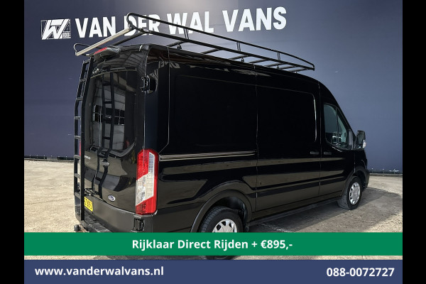 Ford Transit 2.0 TDCI L2H2 Euro6 *Nieuwe apk* Airco | Camera | Navigatie | Imperiaal | Trekhaak | Trap Cruisecontrol, Parkeersensoren, Bijrijdersbank