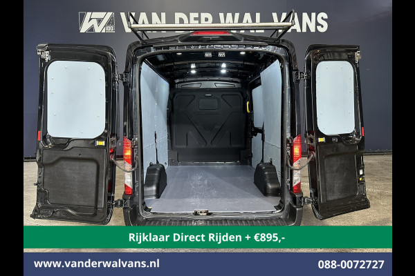 Ford Transit 2.0 TDCI L2H2 Euro6 *Nieuwe apk* Airco | Camera | Navigatie | Imperiaal | Trekhaak | Trap Cruisecontrol, Parkeersensoren, Bijrijdersbank