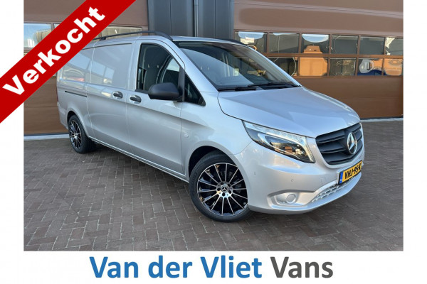 Mercedes-Benz Vito 116 CDI 164pk E6 Extra Lang Lease €406 p/m, Leder, Led, Airco, Navi+Camera, PDC V+A, 19 inch LMV, Onderhoudshistorie aanwezig