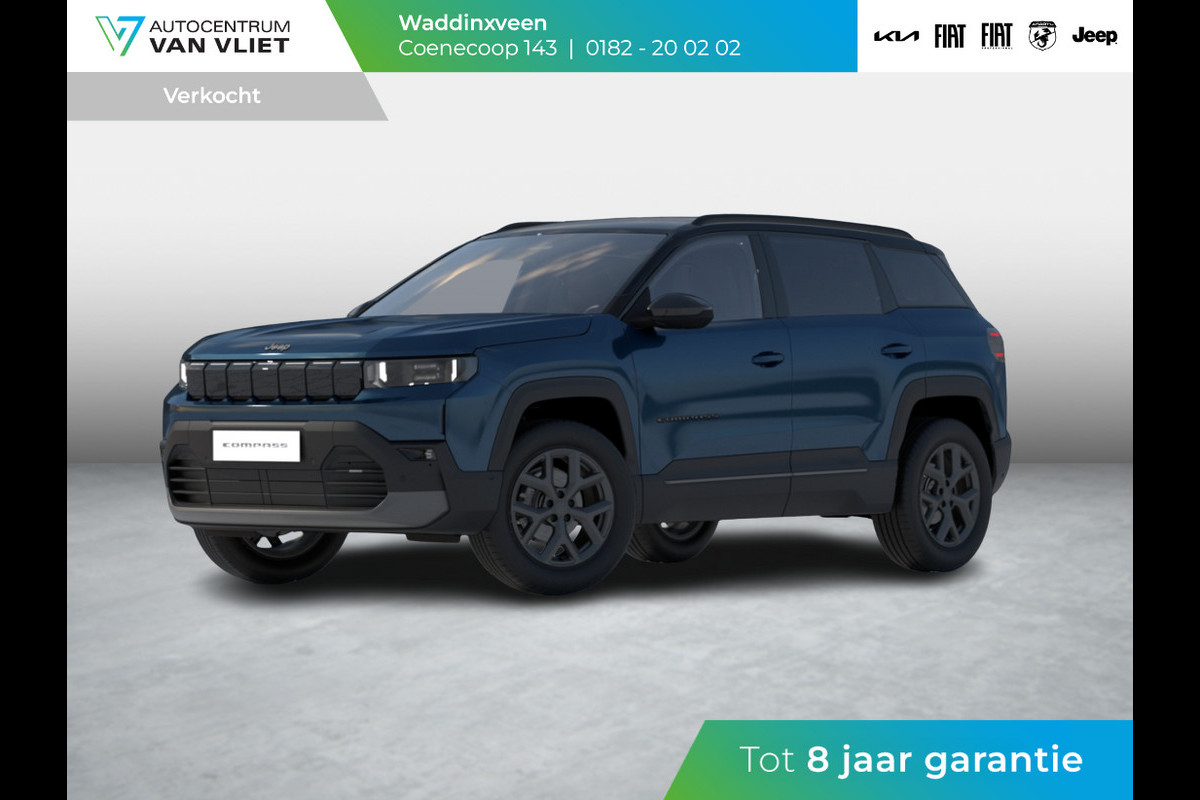 Jeep Compass 1.2 e-Hybrid First Edition | Adapt. Cruise | Camera | Carplay | 18" | Elektr. A-Klep | Navi | Winter Pack