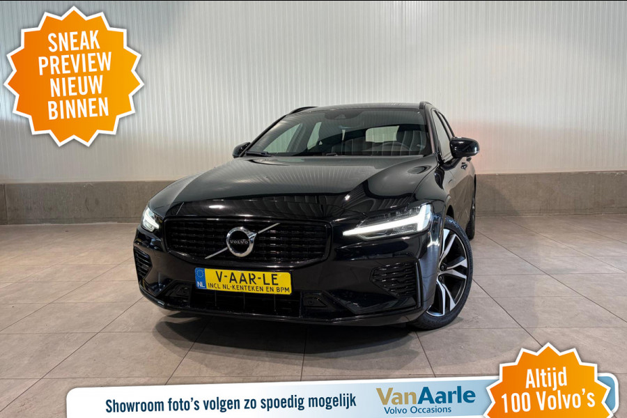 Volvo V60 T6 Aut. Plug-in Hybrid Long Range R-Design ACC Trekhaak Stoelverwarming 350pk