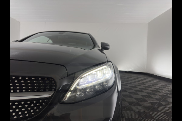 Mercedes-Benz C-Klasse Cabrio 200 AMG Line (INCL-BTW) Aut. *LEATHER-MICROFIBRE | FULL-LED | HEATED-SPORTSEATS | KEYLESS | AIRSCARF | NAVI-FULLMAP | DAB | CAMERA | AMBIENTLIGHT | AIRCAP | ECC | PDC | CRUISE | DRAFT-STOP | 18''ALU