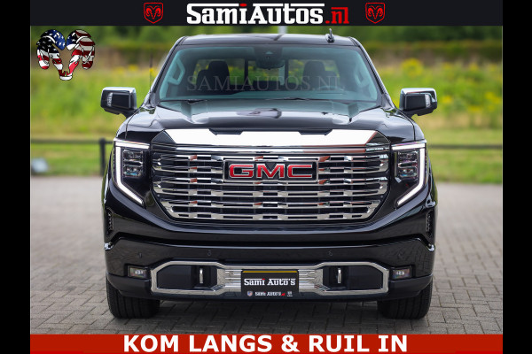 GMC Sierra DENALI | All-In Prijs | 6,2 V8 Full Option | De Meest Luxe Pick-Up in zijn Klasse | Comfortabele Dubbele Cabine met Royale 5 Zitplaatsen | BPM vrij | Nu Leverbaar uit Voorraad | Voorraad Nr 9194