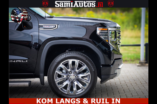 GMC Sierra DENALI | All-In Prijs | 6,2 V8 Full Option | De Meest Luxe Pick-Up in zijn Klasse | Comfortabele Dubbele Cabine met Royale 5 Zitplaatsen | BPM vrij | Nu Leverbaar uit Voorraad | Voorraad Nr 9194