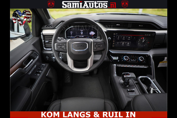 GMC Sierra DENALI | All-In Prijs | 6,2 V8 Full Option | De Meest Luxe Pick-Up in zijn Klasse | Comfortabele Dubbele Cabine met Royale 5 Zitplaatsen | BPM vrij | Nu Leverbaar uit Voorraad | Voorraad Nr 9194