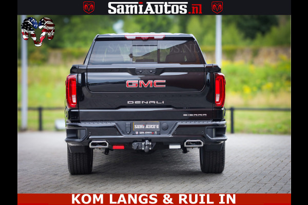 GMC Sierra DENALI | All-In Prijs | 6,2 V8 Full Option | De Meest Luxe Pick-Up in zijn Klasse | Comfortabele Dubbele Cabine met Royale 5 Zitplaatsen | BPM vrij | Nu Leverbaar uit Voorraad | Voorraad Nr 9194