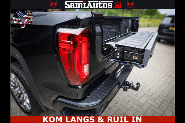 GMC Sierra DENALI | All-In Prijs | 6,2 V8 Full Option | De Meest Luxe Pick-Up in zijn Klasse | Comfortabele Dubbele Cabine met Royale 5 Zitplaatsen | BPM vrij | Nu Leverbaar uit Voorraad | Voorraad Nr 9194