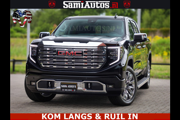 GMC Sierra DENALI | All-In Prijs | 6,2 V8 Full Option | De Meest Luxe Pick-Up in zijn Klasse | Comfortabele Dubbele Cabine met Royale 5 Zitplaatsen | BPM vrij | Nu Leverbaar uit Voorraad | Voorraad Nr 9194