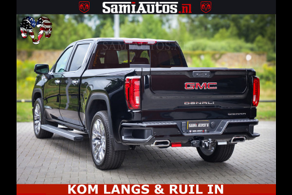 GMC Sierra DENALI | All-In Prijs | 6,2 V8 Full Option | De Meest Luxe Pick-Up in zijn Klasse | Comfortabele Dubbele Cabine met Royale 5 Zitplaatsen | BPM vrij | Nu Leverbaar uit Voorraad | Voorraad Nr 9194