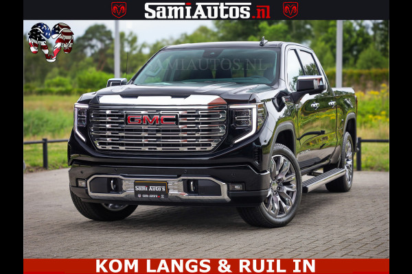 GMC Sierra DENALI | All-In Prijs | 6,2 V8 Full Option | De Meest Luxe Pick-Up in zijn Klasse | Comfortabele Dubbele Cabine met Royale 5 Zitplaatsen | BPM vrij | Nu Leverbaar uit Voorraad | Voorraad Nr 9194