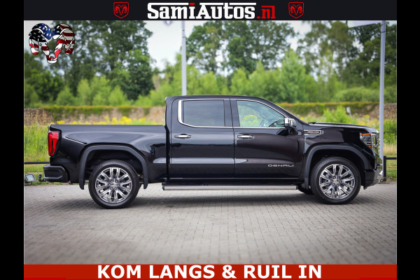 GMC Sierra DENALI | All-In Prijs | 6,2 V8 Full Option | De Meest Luxe Pick-Up in zijn Klasse | Comfortabele Dubbele Cabine met Royale 5 Zitplaatsen | BPM vrij | Nu Leverbaar uit Voorraad | Voorraad Nr 9194