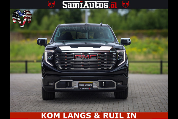 GMC Sierra DENALI | All-In Prijs | 6,2 V8 Full Option | De Meest Luxe Pick-Up in zijn Klasse | Comfortabele Dubbele Cabine met Royale 5 Zitplaatsen | BPM vrij | Nu Leverbaar uit Voorraad | Voorraad Nr 9194