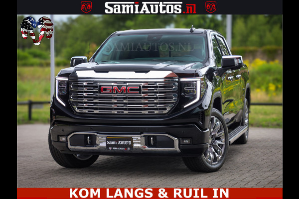 GMC Sierra DENALI | All-In Prijs | 6,2 V8 Full Option | De Meest Luxe Pick-Up in zijn Klasse | Comfortabele Dubbele Cabine met Royale 5 Zitplaatsen | BPM vrij | Nu Leverbaar uit Voorraad | Voorraad Nr 9194