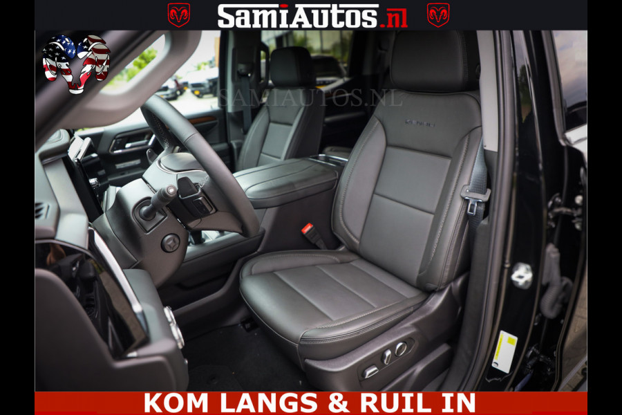GMC Sierra DENALI | All-In Prijs | 6,2 V8 Full Option | De Meest Luxe Pick-Up in zijn Klasse | Comfortabele Dubbele Cabine met Royale 5 Zitplaatsen | BPM vrij | Nu Leverbaar uit Voorraad | Voorraad Nr 9194