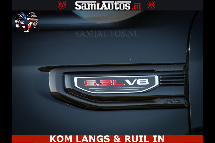 GMC Sierra DENALI 6.2 V8 426PK Full Option | De Meest Luxe Pick-Up in zijn Klasse | Comfortabele Dubbele Cabine met Royale 5 Zitplaatsen | BPM vrij | Nu Leverbaar uit Voorraad | Voorraad Nr 2058