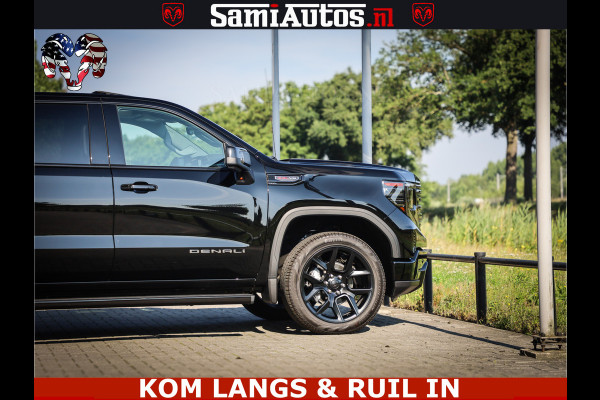 GMC Sierra DENALI 6.2 V8 426PK Full Option | De Meest Luxe Pick-Up in zijn Klasse | Comfortabele Dubbele Cabine met Royale 5 Zitplaatsen | BPM vrij | Nu Leverbaar uit Voorraad | Voorraad Nr 2058
