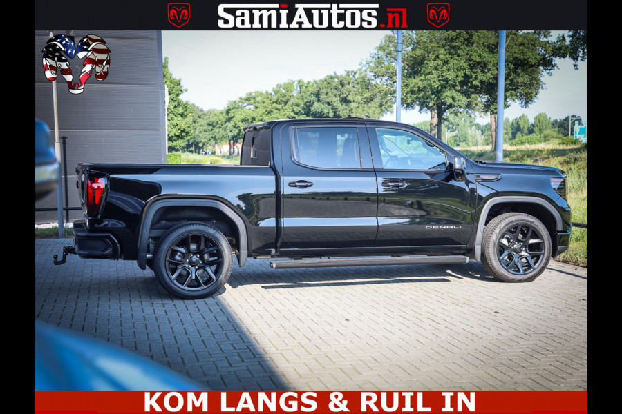 GMC Sierra DENALI 6.2 V8 426PK Full Option | De Meest Luxe Pick-Up in zijn Klasse | Comfortabele Dubbele Cabine met Royale 5 Zitplaatsen | BPM vrij | Nu Leverbaar uit Voorraad | Voorraad Nr 2058