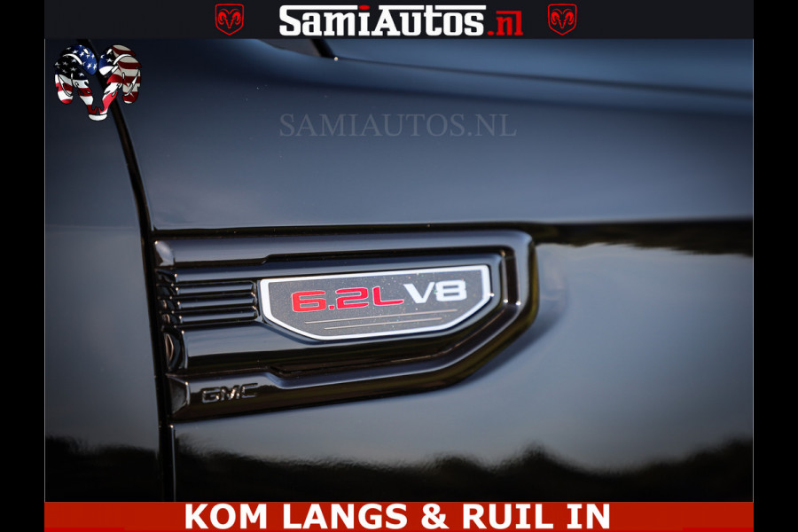 GMC Sierra DENALI 6.2 V8 426PK Full Option | De Meest Luxe Pick-Up in zijn Klasse | Comfortabele Dubbele Cabine met Royale 5 Zitplaatsen | BPM vrij | Nu Leverbaar uit Voorraad | Voorraad Nr 2058