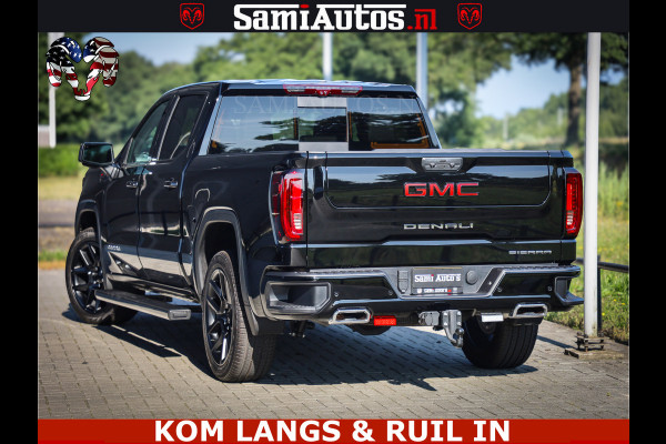 GMC Sierra DENALI 6.2 V8 426PK Full Option | De Meest Luxe Pick-Up in zijn Klasse | Comfortabele Dubbele Cabine met Royale 5 Zitplaatsen | BPM vrij | Nu Leverbaar uit Voorraad | Voorraad Nr 2058