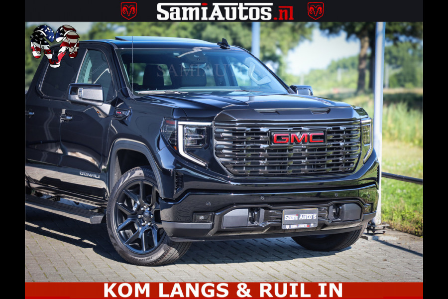 GMC Sierra DENALI 6.2 V8 426PK Full Option | De Meest Luxe Pick-Up in zijn Klasse | Comfortabele Dubbele Cabine met Royale 5 Zitplaatsen | BPM vrij | Nu Leverbaar uit Voorraad | Voorraad Nr 2252
