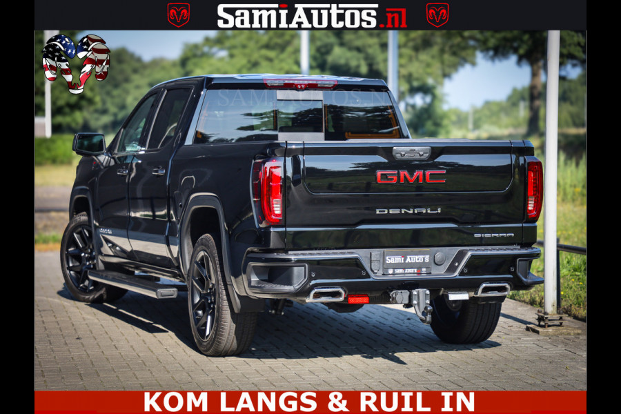 GMC Sierra DENALI 6.2 V8 426PK Full Option | De Meest Luxe Pick-Up in zijn Klasse | Comfortabele Dubbele Cabine met Royale 5 Zitplaatsen | BPM vrij | Nu Leverbaar uit Voorraad | Voorraad Nr 2252