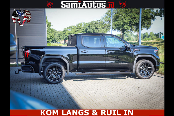 GMC Sierra DENALI 6.2 V8 426PK Full Option | De Meest Luxe Pick-Up in zijn Klasse | Comfortabele Dubbele Cabine met Royale 5 Zitplaatsen | BPM vrij | Nu Leverbaar uit Voorraad | Voorraad Nr 2252
