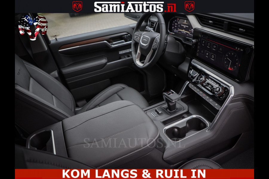 GMC Sierra DENALI 6.2 V8 426PK Full Option | De Meest Luxe Pick-Up in zijn Klasse | Comfortabele Dubbele Cabine met Royale 5 Zitplaatsen | BPM vrij | Nu Leverbaar uit Voorraad | Voorraad Nr 2252