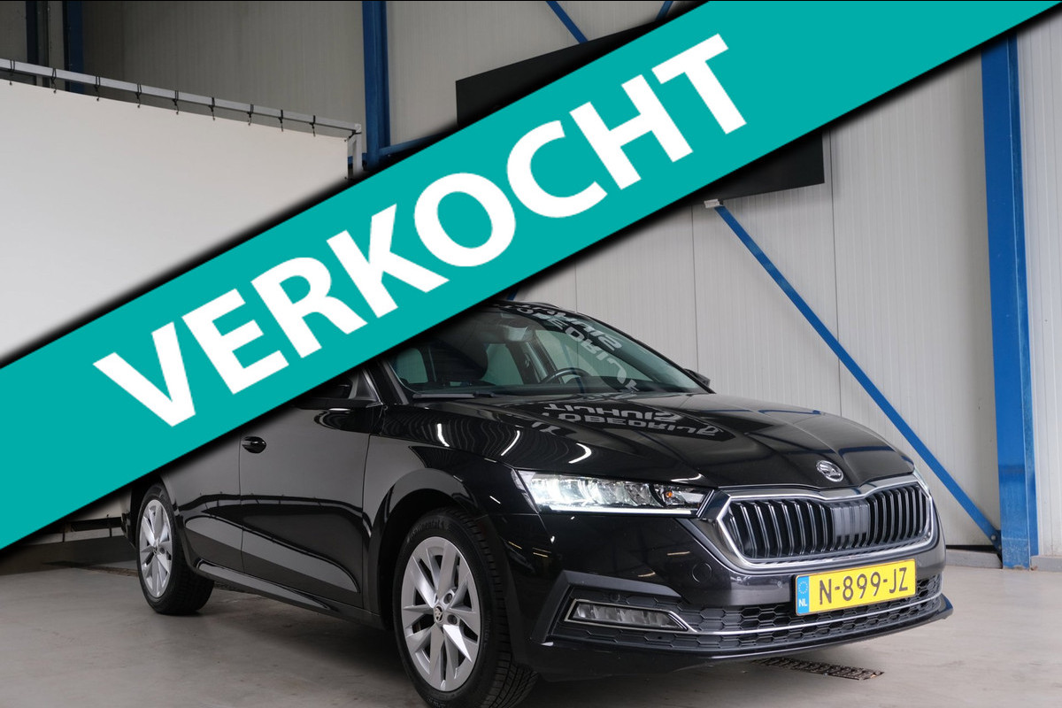 Škoda Octavia Combi 1.0 e-TSI Business Edition Automaat - N.A.P. Airco, Cruise, Navi, Camera, PDC, Trekhaak.