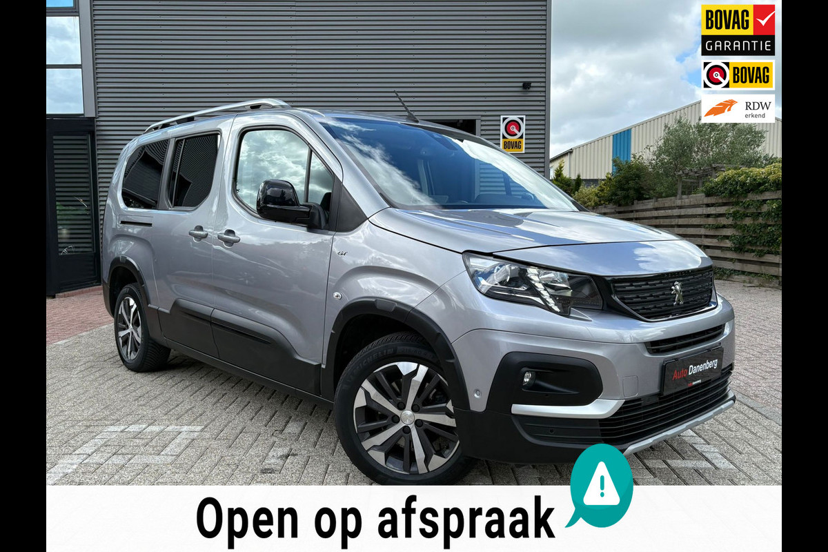 Peugeot Rifter Long GT-line 7-PERSOON,CAMERA,AUTOMAAT,TREKHAAK,APK,GARANTIE,131PK