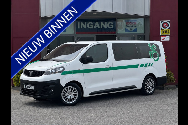 Fiat E-Scudo L3H1 SX 75 kWh | 9 persoons | of 6 met een rolstoel | rolstoelvloer | Groot accupakket 280km