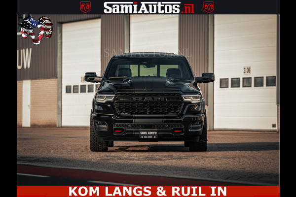 Dodge Ram LIMITED V8 5.7 HEMI | Massage + Full Option | De Meest Luxe en Volle Pick-Up in zijn Klasse | Comfortabele Dubbele Cabine met Royale 5 Zitplaatsen | Voorraad Nr 100100 | PRIJS INCL BPM | LEVERTIJD Q3 |