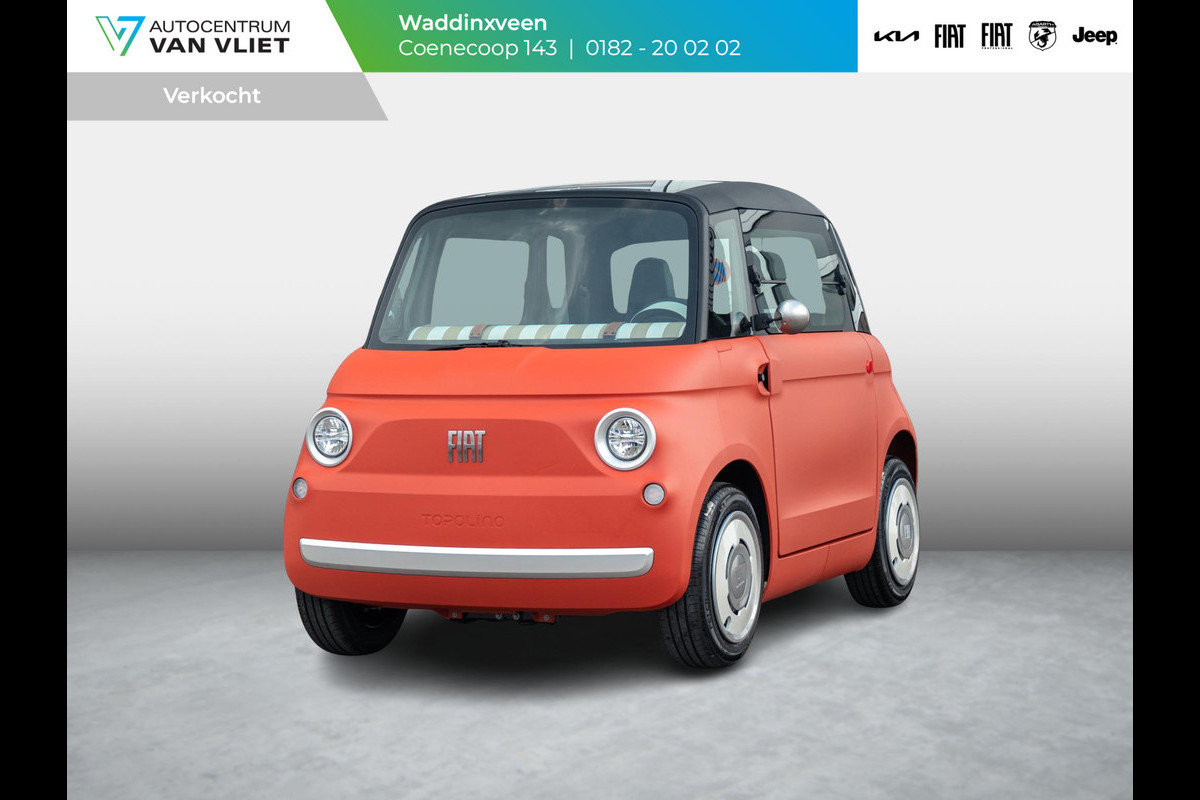 Fiat TOPOLINO Fashiontiger | Uit voorraad leverbaar | Actieradius 75km | Rijklaar | Nu met € 250,- shoptegoed