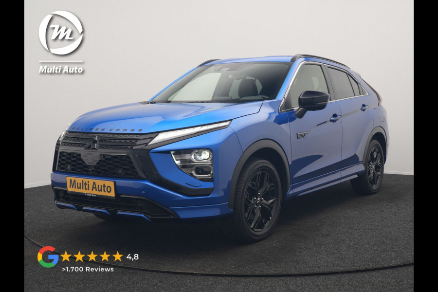 Mitsubishi Eclipse Cross 2.4 Black Edition PHEV 177pk Dealer O.H | 360 Camera | Adaptive Cruise | Alcantara Sportstoelen & Stuur Verwarmd | Keyless | Navigatie Via TomTom | 18" L.M | DAB | Plug In Hybrid |