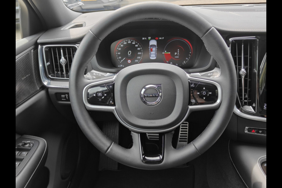 Volvo S60 T6 AWD 340PK Plug-in Hybrid R-Design | 20'' | Panodak | H&K | 360 Camera | Leder dashboard |
