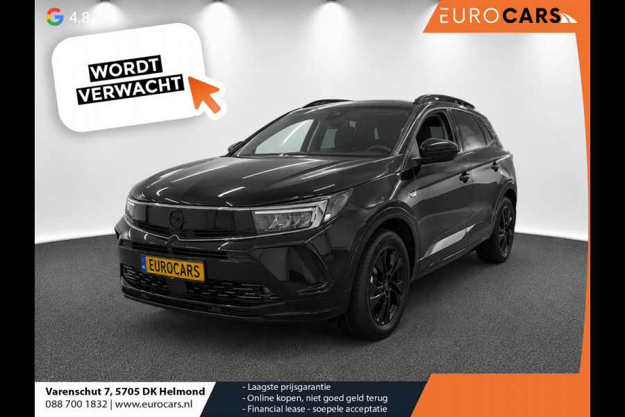 Opel Grandland 1.2 Turbo GS Automaat Navigatie Apple Carplay/Android Auto Camera Parkeersensoren Adaptive Cruise Control Dodehoekdetectie Stoel-en stuurverwarming Climate Control Lichtmetalen velgen