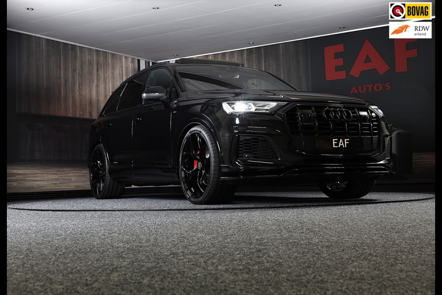 Audi Q7 55 TFSI Quattro SQ7 Look / 7 Persoons / RS Zetels / Head Up / Open Pano / Acc / Memory / Dode Hoek / 23 Inch / Trekhaak