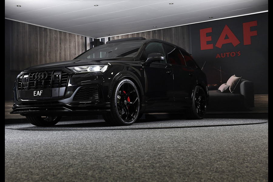 Audi Q7 55 TFSI Quattro SQ7 Look / 7 Persoons / RS Zetels / Head Up / Open Pano / Acc / Memory / Dode Hoek / 23 Inch / Trekhaak